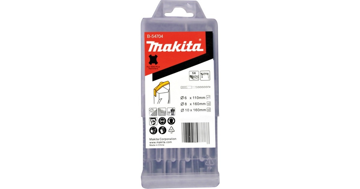 Makita SDS-plus Bohrer-Set B-54704, Bohrer-Satz(5-teilig) Makita SDS-plus Bohrer-Set B-54704, Bohrer-Satz(5-teilig)