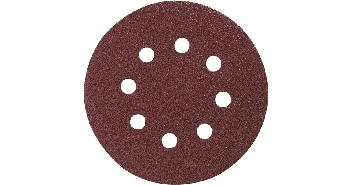Makita Schleifpapier Klett, Ø 125mm, K60, Schleifblatt(10 Stück, für Exzenterschleifer)