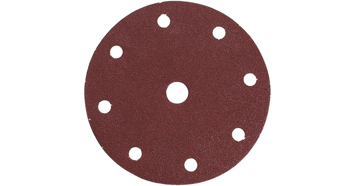 Makita Schleifpapier Klett, Ø 150mm, K80, Schleifblatt(10 Stück, für Exzenterschleifer)