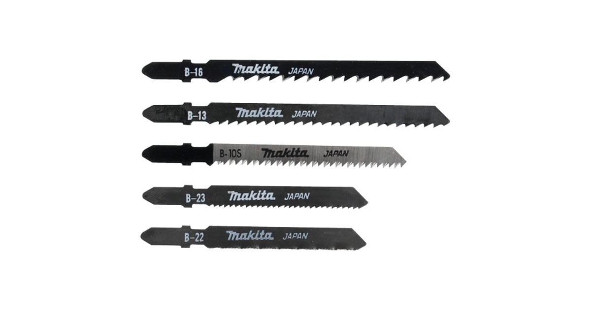 Makita Stichsägeblatt-Satz A-86898, 5-teilig(Arbeitslänge 50 - 75mm)