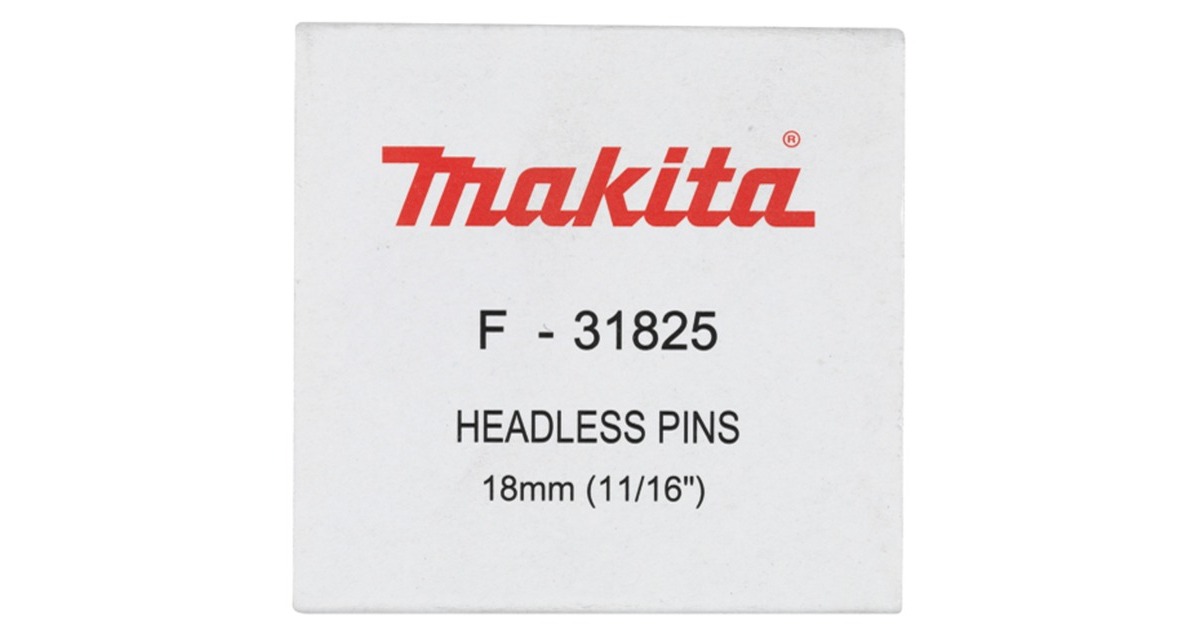 Makita Stifte F-31825, für Pintacker, 0,6 x 18mm, Nagel(10.000 Stück) Makita Stifte F-31825, für Pintacker, 0,6 x 18mm, Nagel(10.000 Stück)