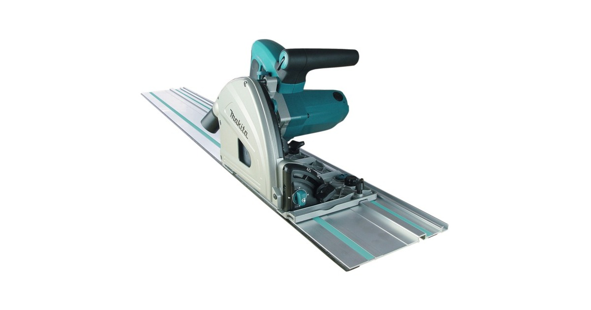 Makita Tauchsäge SP6000J1 mit Führungsschiene, Handkreissäge(blau/schwarz, MAKPAC Gr.4, 1.300 Watt) Makita Tauchsäge SP6000J1 mit Führungsschiene, Handkreissäge(blau/schwarz, MAKPAC Gr.4, 1.300 Watt)