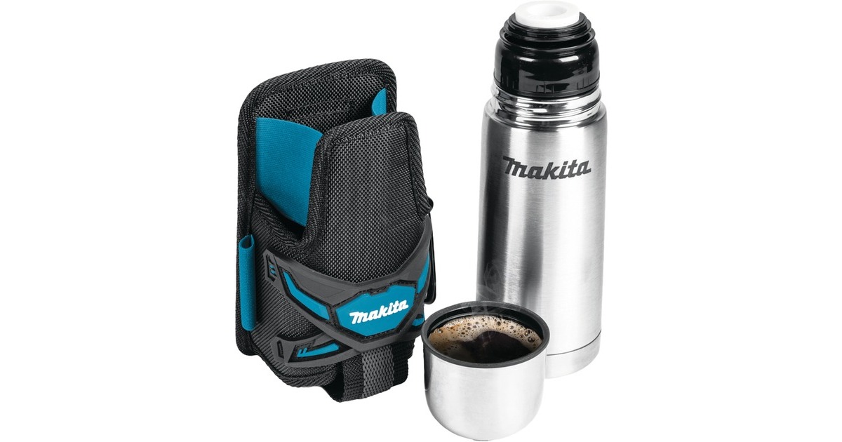 Makita Thermosflasche E-05599 mit Gürteltasche(edelstahl)