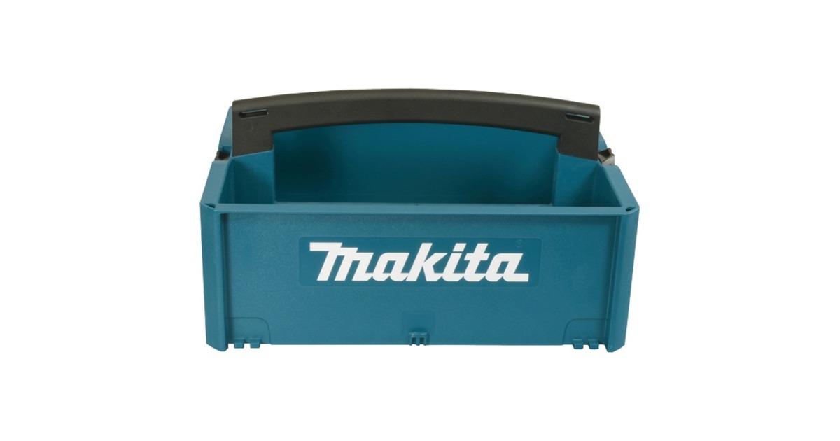 Makita Toolbox Gr. 1, Werkzeugkiste(blau, stapelbarer Werkzeug-Tragekasten)