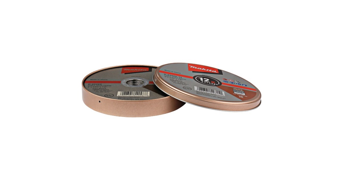 Makita Trennscheiben Inox, Ø 125mm(12 Stück, Bohrung 22,23mm, T41 WA46R-BF)