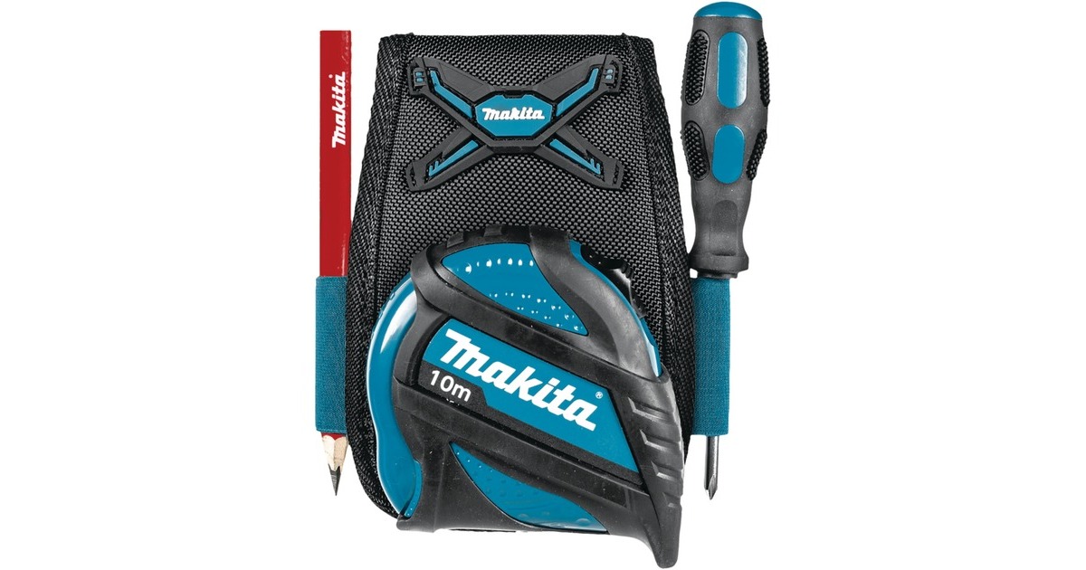 Makita Universal-Halter E-05256, für Werkzeuggürtel(schwarz/blau)