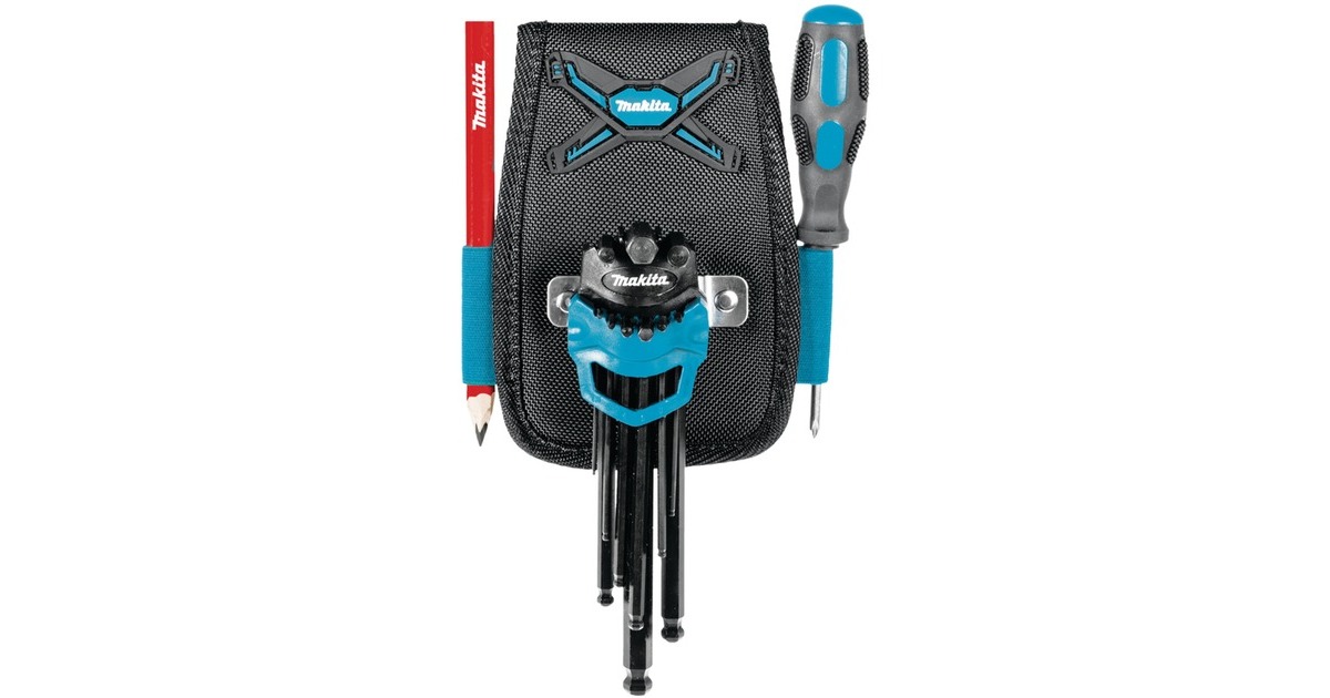 Makita Universal-Halter E-05256, für Werkzeuggürtel(schwarz/blau)