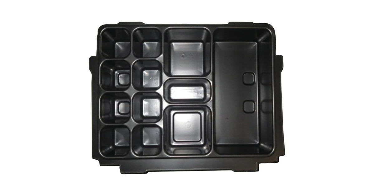 Makita Universaleinsatz für Kleinteile P-83674, Einlage(schwarz, für MAKPAC Koffer)