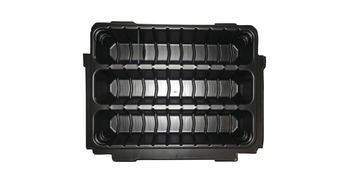 Makita Varioeinsatz 3-fach P-83696, Einlage(schwarz, für MAKPAC Koffer)