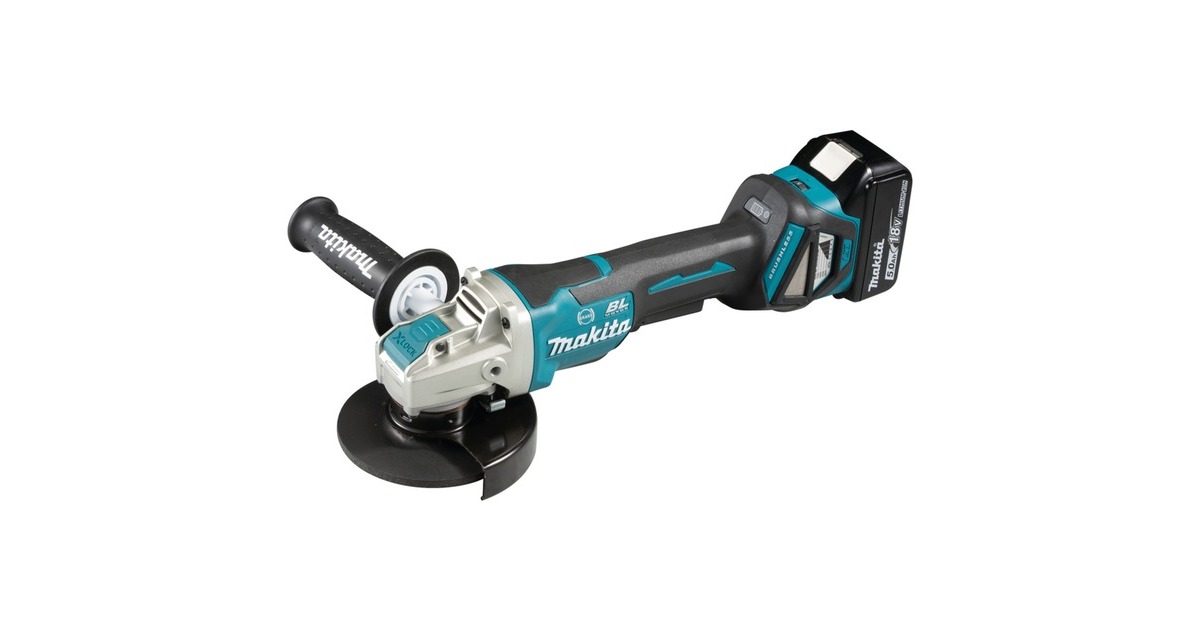 Makita X-LOCK Akku-Winkelschleifer DGA519RTJ, 18Volt(blau/schwarz, 2x Li-Ion Akku 5,0Ah) Makita X-LOCK Akku-Winkelschleifer DGA519RTJ, 18Volt(blau/schwarz, 2x Li-Ion Akku 5,0Ah)