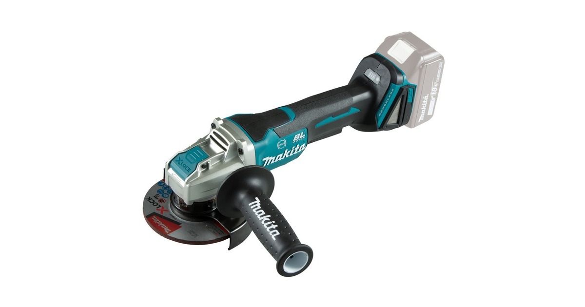 Makita X-LOCK Akku-Winkelschleifer DGA520ZX1, 18Volt(blau/schwarz, ohne Akku und Ladegerät)