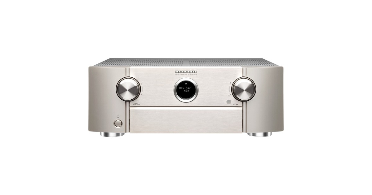 Marantz SR6015, AV-Receiver(silber/gold, Dolby Atmos, WLAN, Bluetooth)