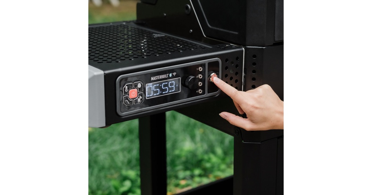 Masterbuilt Autoignite Series 545 digitaler Holzkohlegrill + Smoker(schwarz, WiFi-Steuerung)