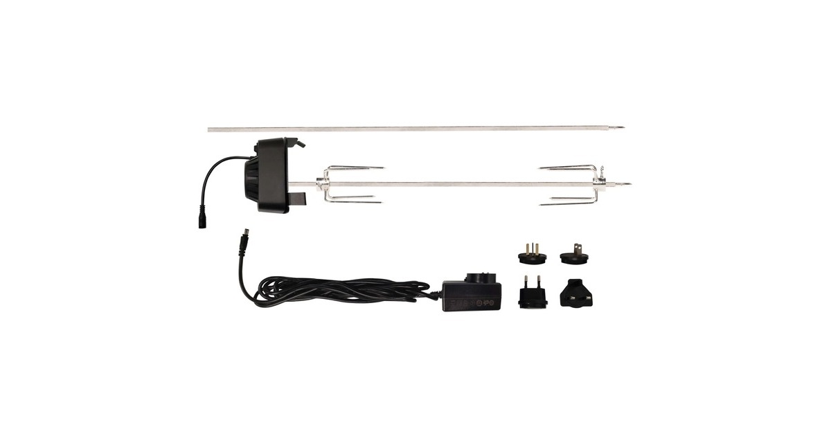 Masterbuilt Rotisserie für Gravity 560, 800 & 1050, Grillspieß(edelstahl/schwarz)