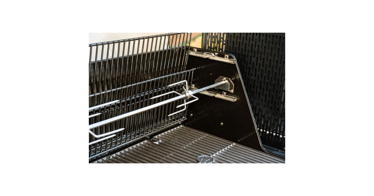 Masterbuilt Rotisserie für Gravity 560, 800 & 1050, Grillspieß(edelstahl/schwarz)
