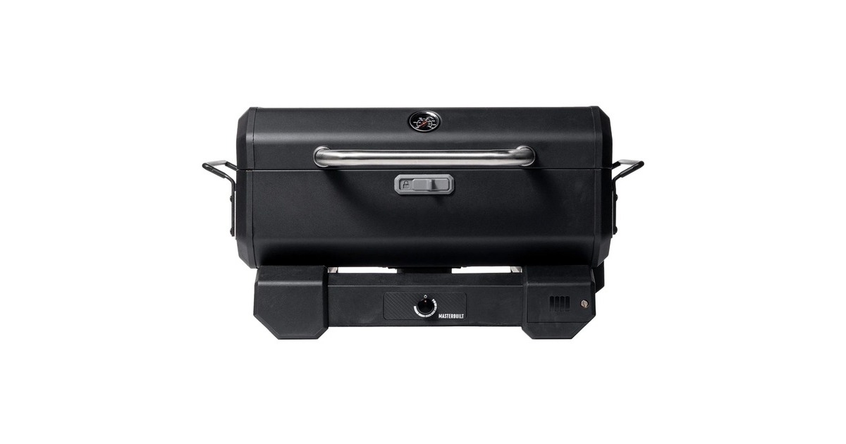 Masterbuilt Tragbarer Holzkohlegrill und Smoker(schwarz, ohne Wagen)