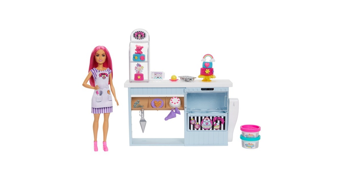 Mattel Barbie Bäckerei Spielset mit Puppe Mattel Barbie Bäckerei Spielset mit Puppe