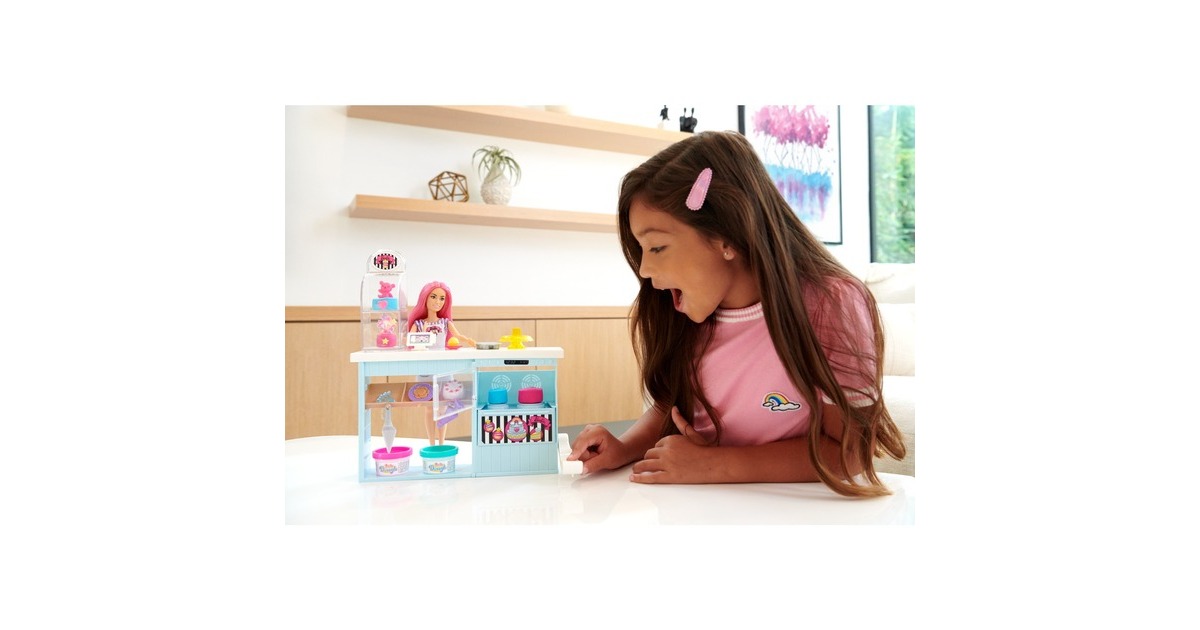 Mattel Barbie Bäckerei Spielset mit Puppe