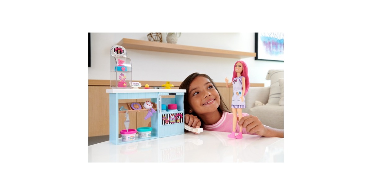 Mattel Barbie Bäckerei Spielset mit Puppe