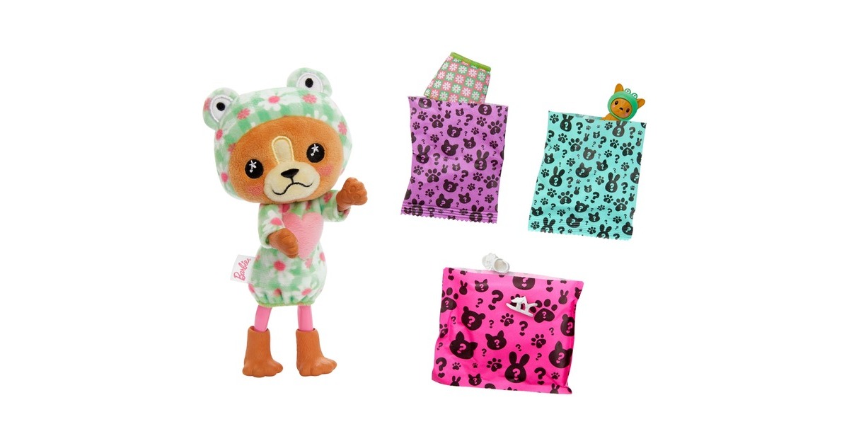 Mattel Barbie Cutie Reveal Chelsea Costume Cuties Serie - Dog in Frog, Puppe
