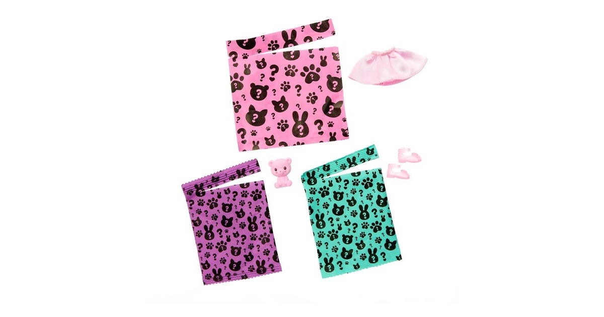 Mattel Barbie Cutie Reveal Chelsea Cozy Cute Serie - Teddybär, Puppe