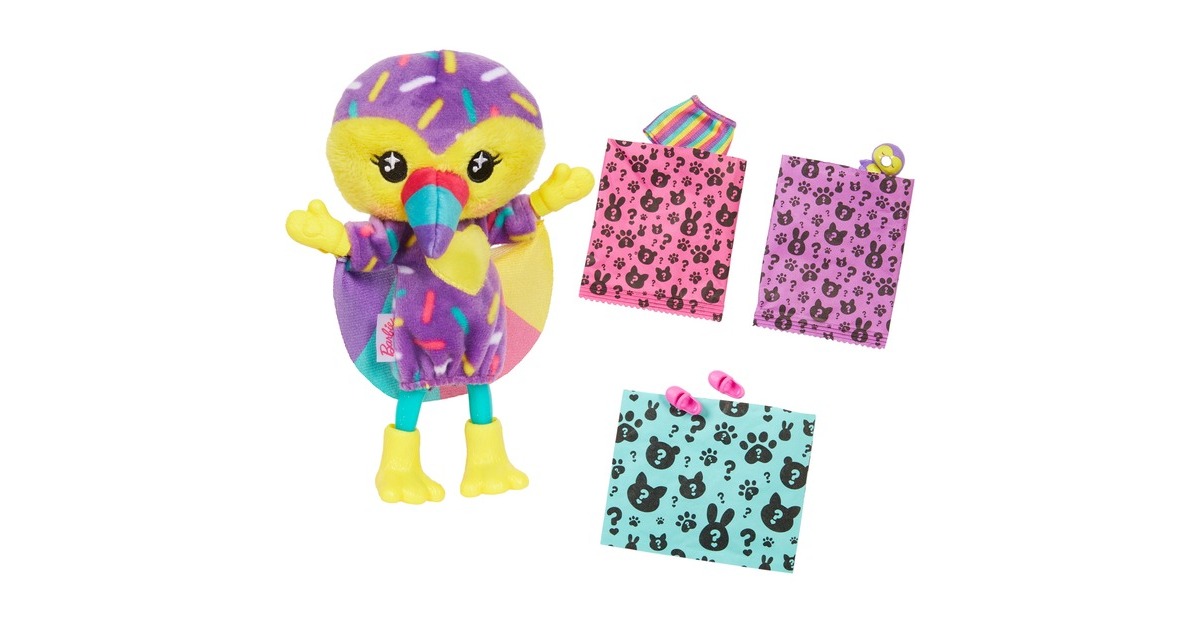 Mattel Barbie Cutie Reveal Chelsea Jungle Series - Tukan, Puppe