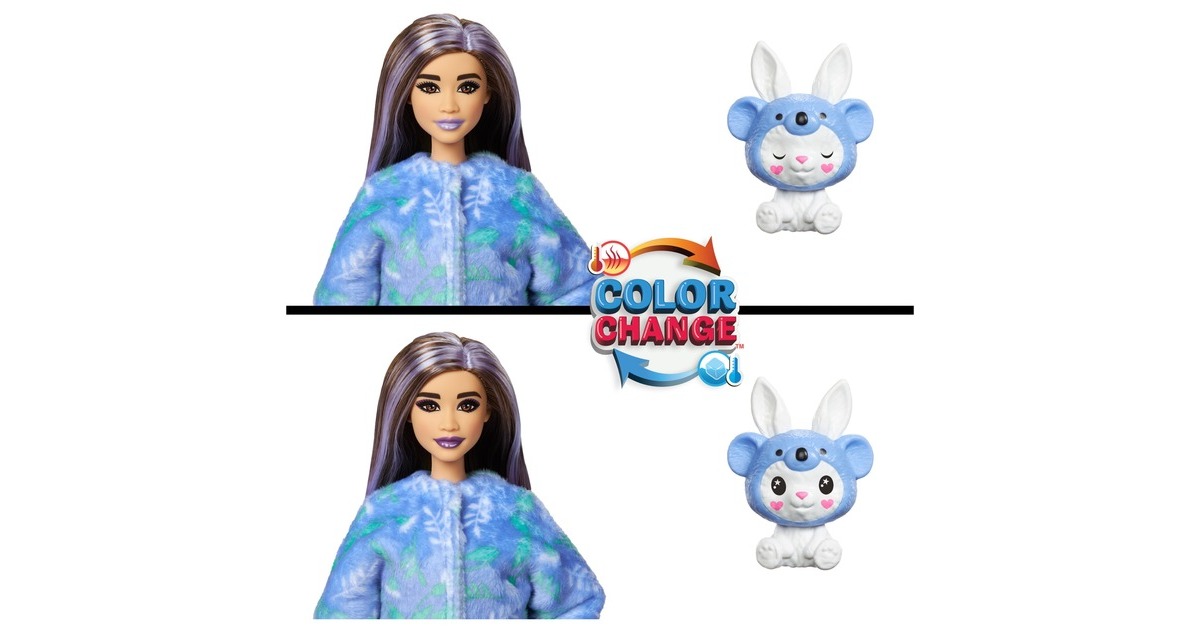 Mattel Barbie Cutie Reveal Costume Cuties Serie - Bunny in Koala, Puppe