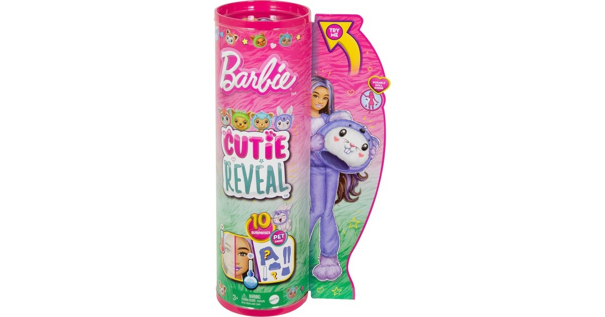 Mattel Barbie Cutie Reveal Costume Cuties Serie - Bunny in Koala, Puppe