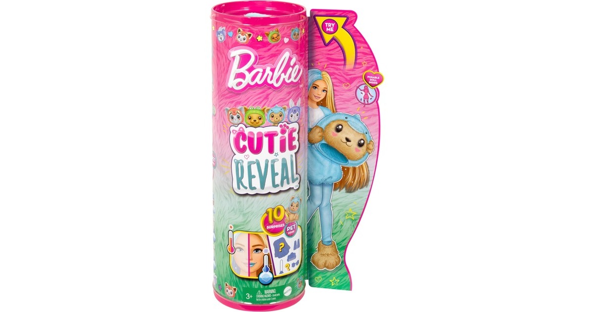 Mattel Barbie Cutie Reveal Costume Cuties Serie - Teddy Dolphin, Puppe