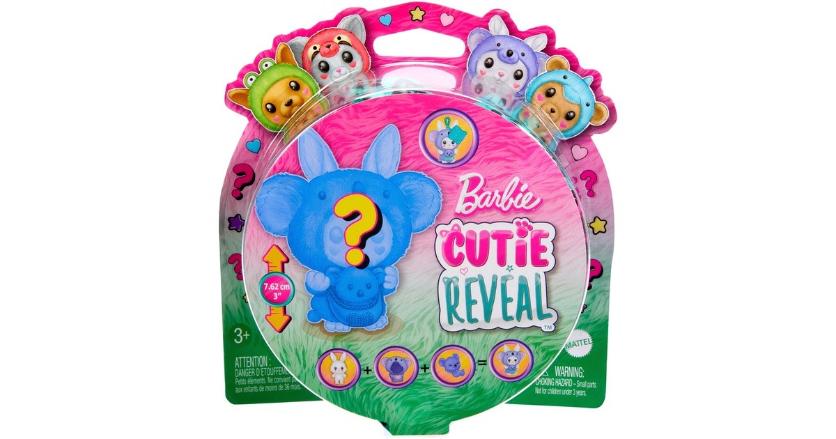 Mattel Barbie Cutie Reveal Pets Costume Cuties, Spielfigur(sortierter Artikel, eine Figur)