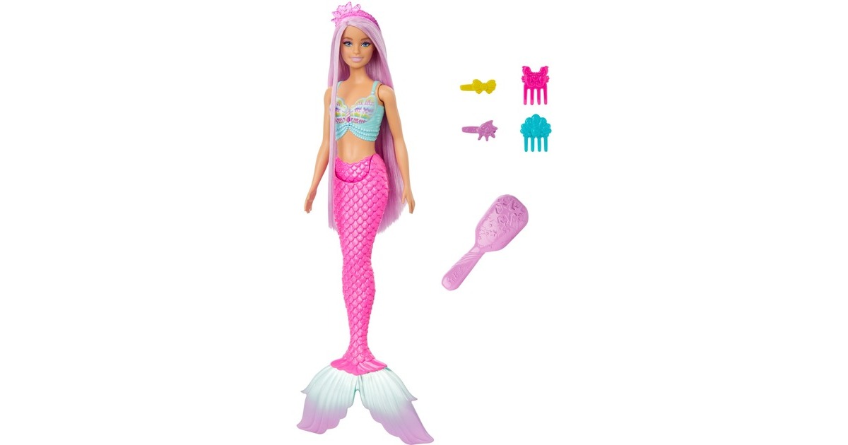 Mattel Barbie Dreamtopia New Long Hair Fantasy Meerjungfrauen-Puppe
