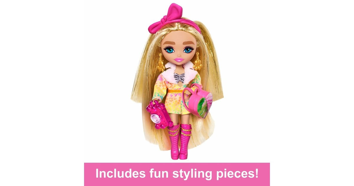 Mattel Barbie Extra Fly Mini-Puppe - Safari-Mode