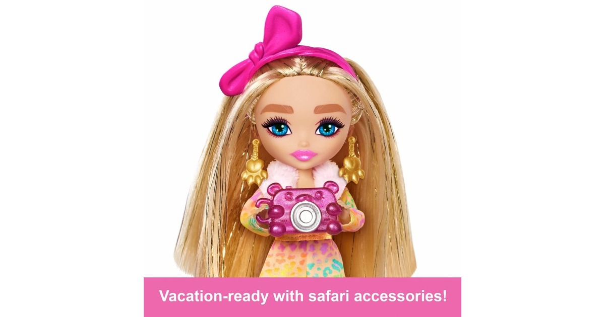 Mattel Barbie Extra Fly Mini-Puppe - Safari-Mode