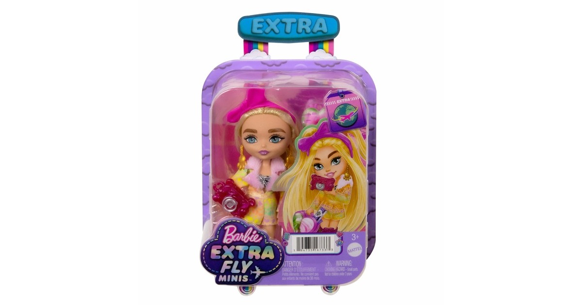 Mattel Barbie Extra Fly Mini-Puppe - Safari-Mode