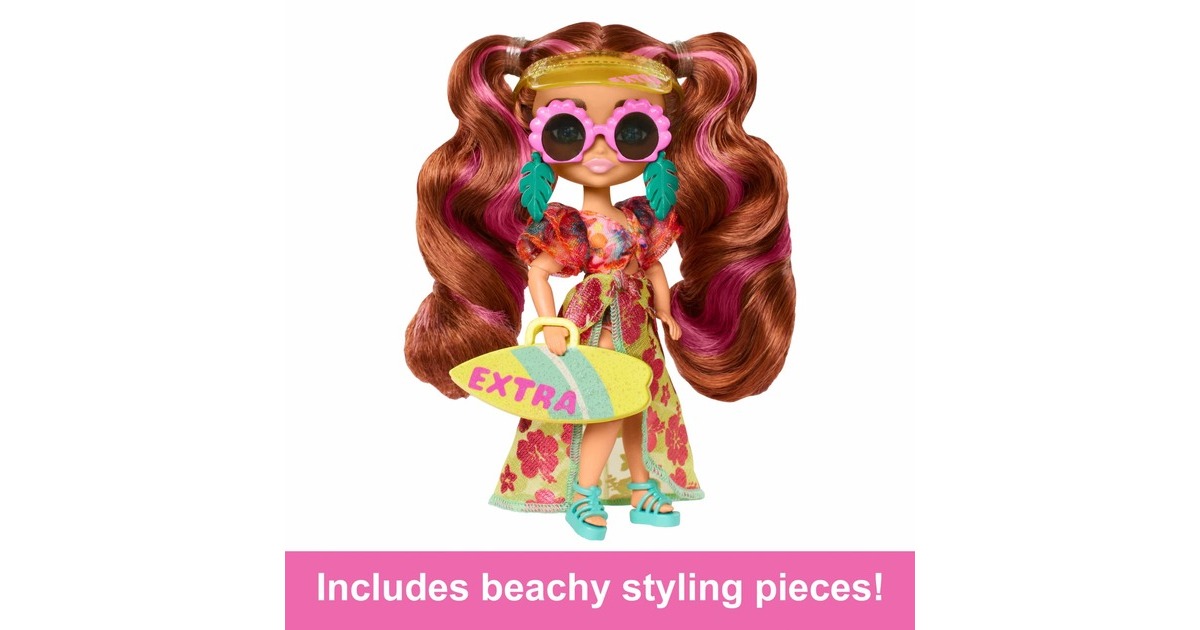 Mattel Barbie Extra Fly Mini-Puppe -Strandmode