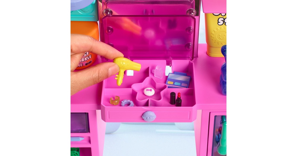Mattel Barbie Extra Spielset mit Puppe und Stylingtisch