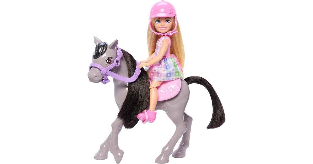 Mattel Barbie Family & Friends Chelsea und Pony, Puppe