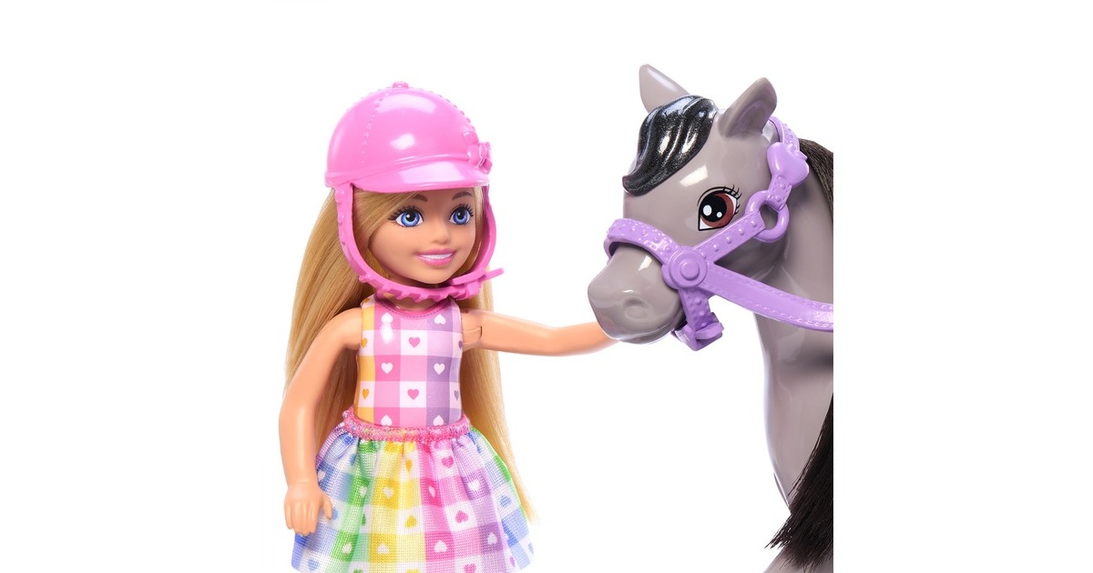 Mattel Barbie Family & Friends Chelsea und Pony, Puppe