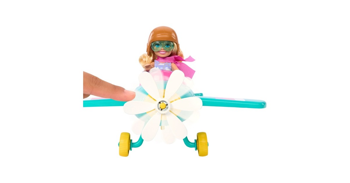 Mattel Barbie Family & Friends New Chelsea Can Be Plane, Puppe