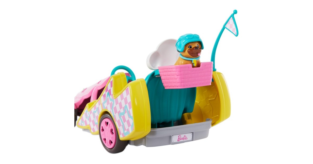 Mattel Barbie Family & Friends Stacie Go-Kart, Puppe