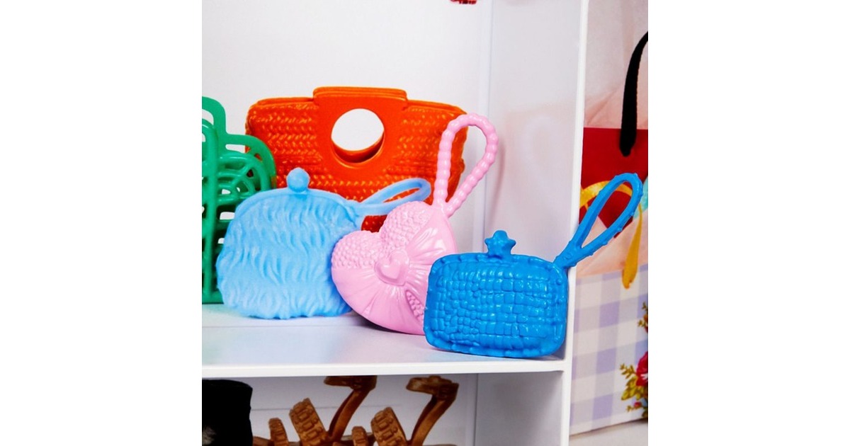 Mattel Barbie Fashionistas Kleiderschrank mit Puppe, Puppenmöbel