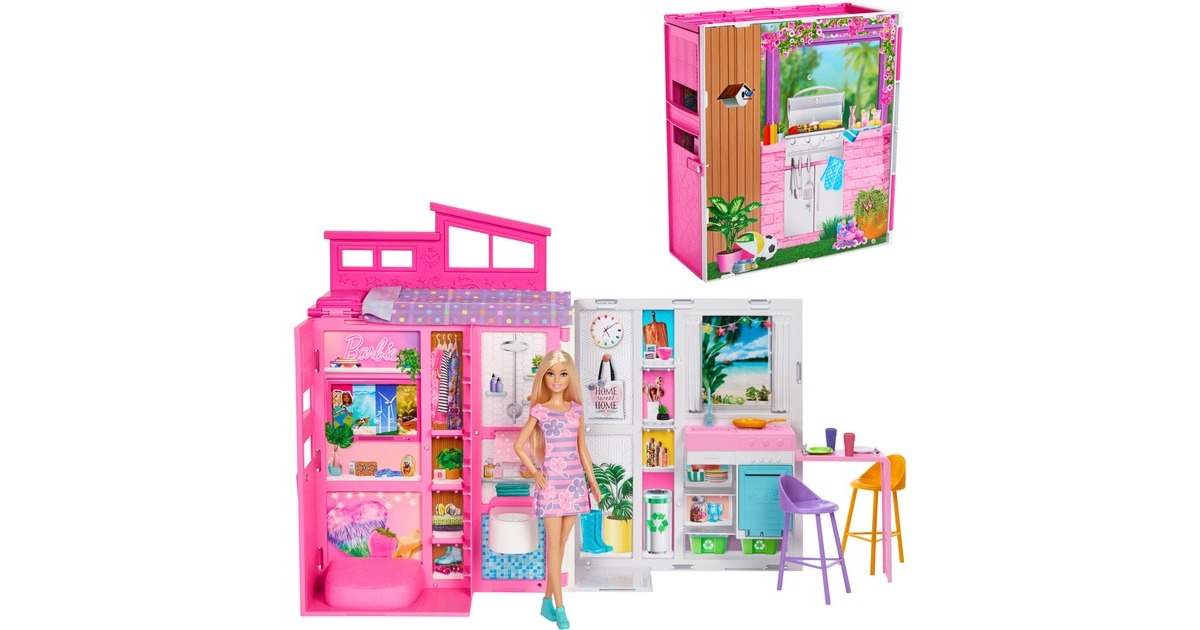Mattel Barbie Ferienhaus Spielset, Kulisse