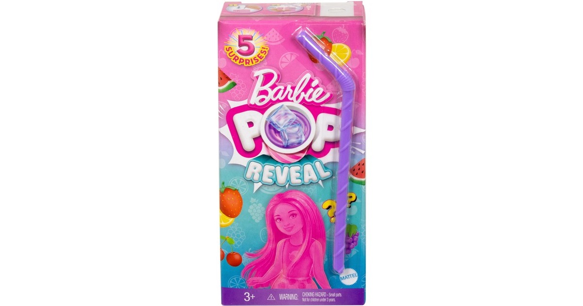 Mattel Barbie Pop! Reveal Chelsea Fruit Serie, Spielfigur(sortierter Artikel, eine Figur)