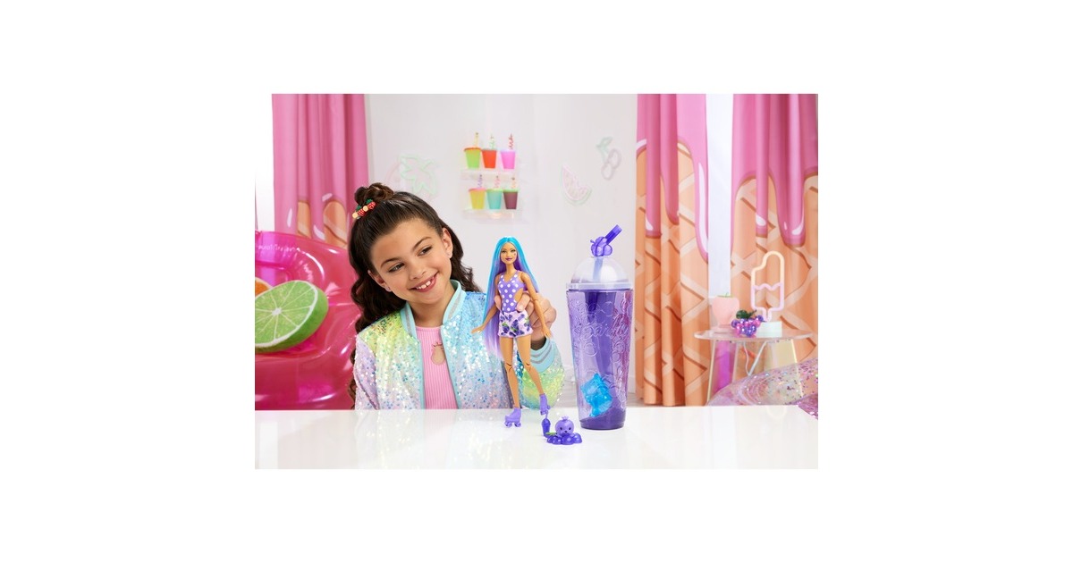 Mattel Barbie Pop! Reveal Juicy Fruits - Traubensaft, Puppe