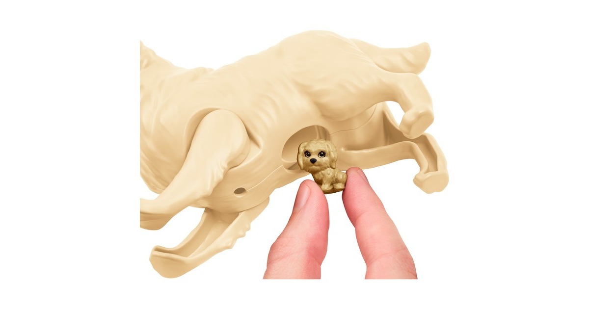 Mattel Barbie Puppe (brünett) mit Hund und Welpen