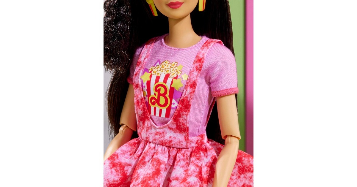 Mattel Barbie Rewind 80er Retro-Serie - Filmabend-Puppe
