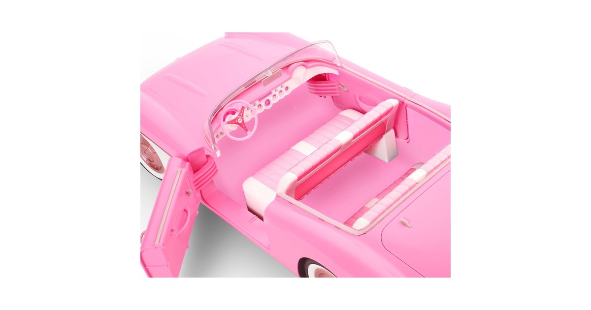 Mattel Barbie Signature The Movie - Pinke Corvette Fahrzeug zum Film, Spielfahrzeug