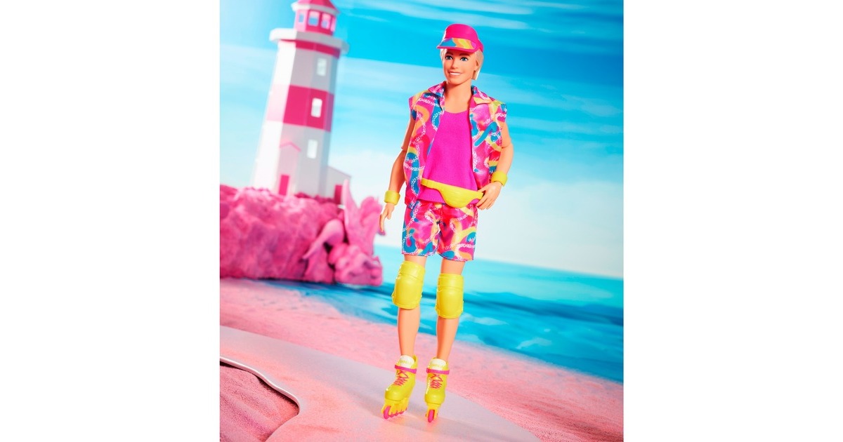 Mattel Barbie The Movie - Ken-Sammelpuppe mit Inlineskating-Outfit