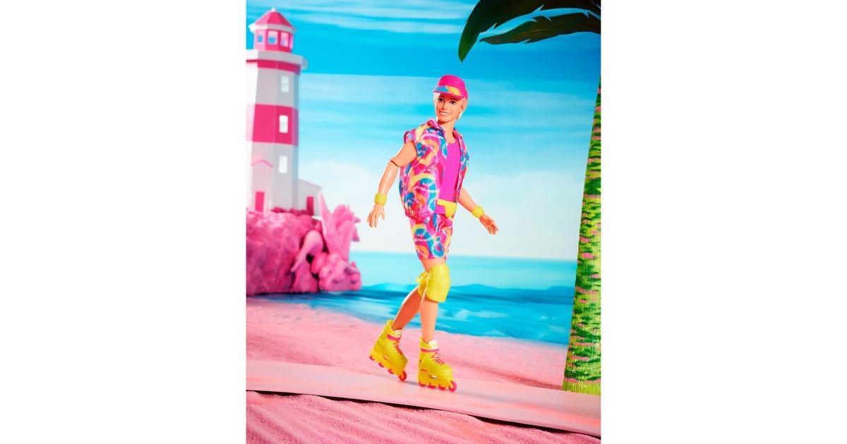 Mattel Barbie The Movie - Ken-Sammelpuppe mit Inlineskating-Outfit
