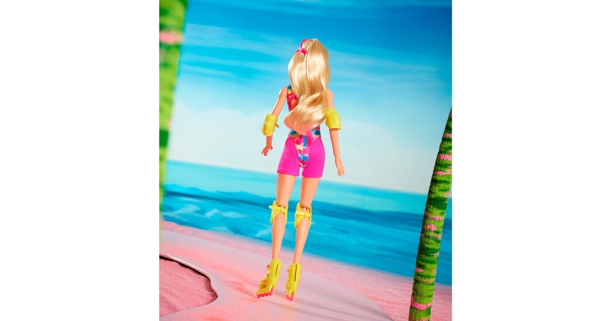 Mattel Barbie The Movie - Margot Robbie als Barbie: Inlineskating-Sammelpuppe